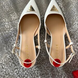 GUESS White Women's Slingback Shoes